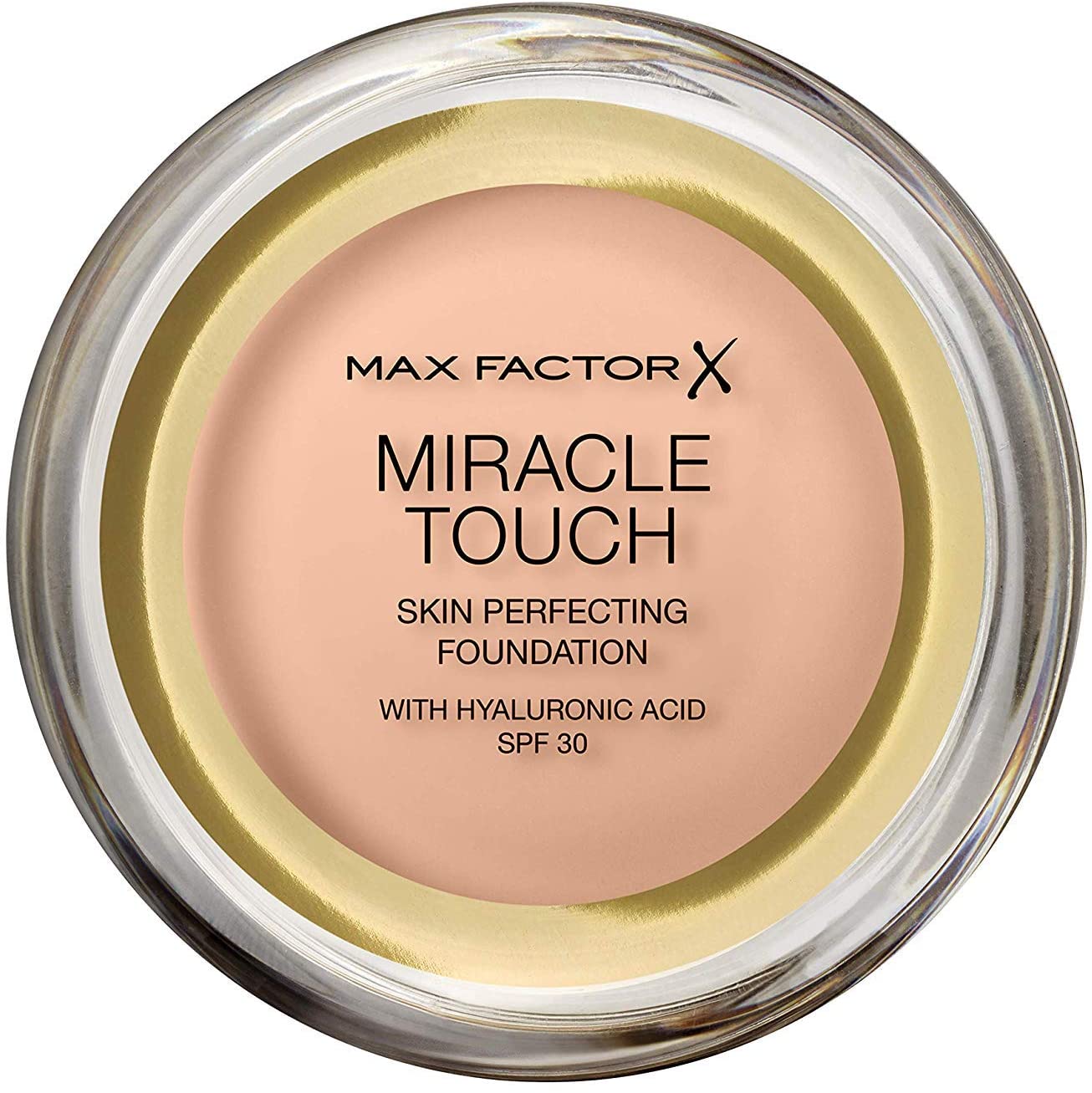 Max Factor Miracle Touch Foundation, SPF 30 and Hyaluronic Acid, 35 Pearl Beige