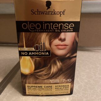 Schwarzkopf Oleo Intense Permanent Oil Colour 7-10 Natural Blonde 2pk